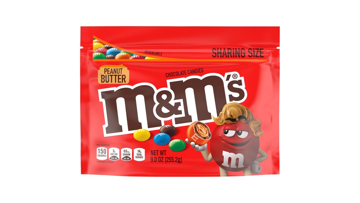 Save on M&M's Peanut Chocolate Candies Sharing Size Order Online Delivery
