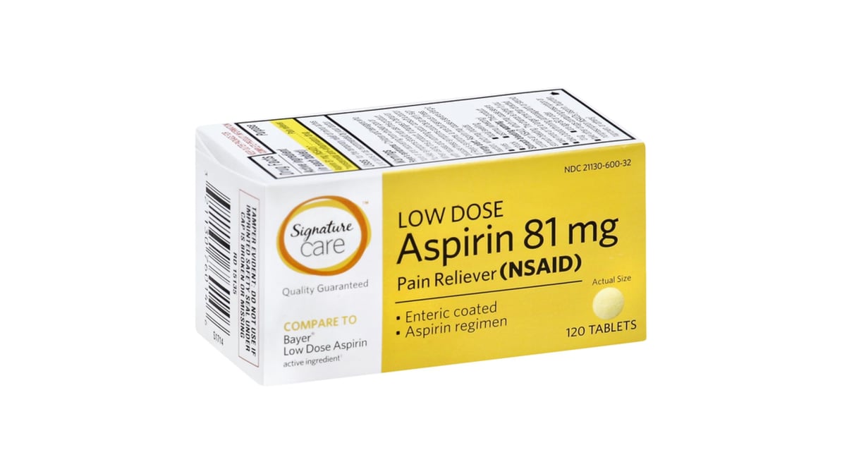 600 Mg Aspirin