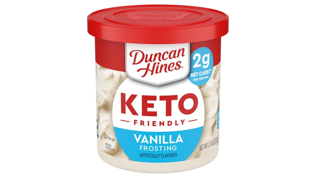 Duncan Hines Keto Friendly Vanilla Frosting (11 oz) | Delivery Near Me -  Doordash