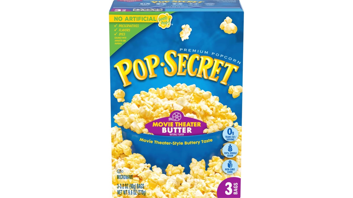 Pop Secret Movie Theater Butter Microwave Popcorn