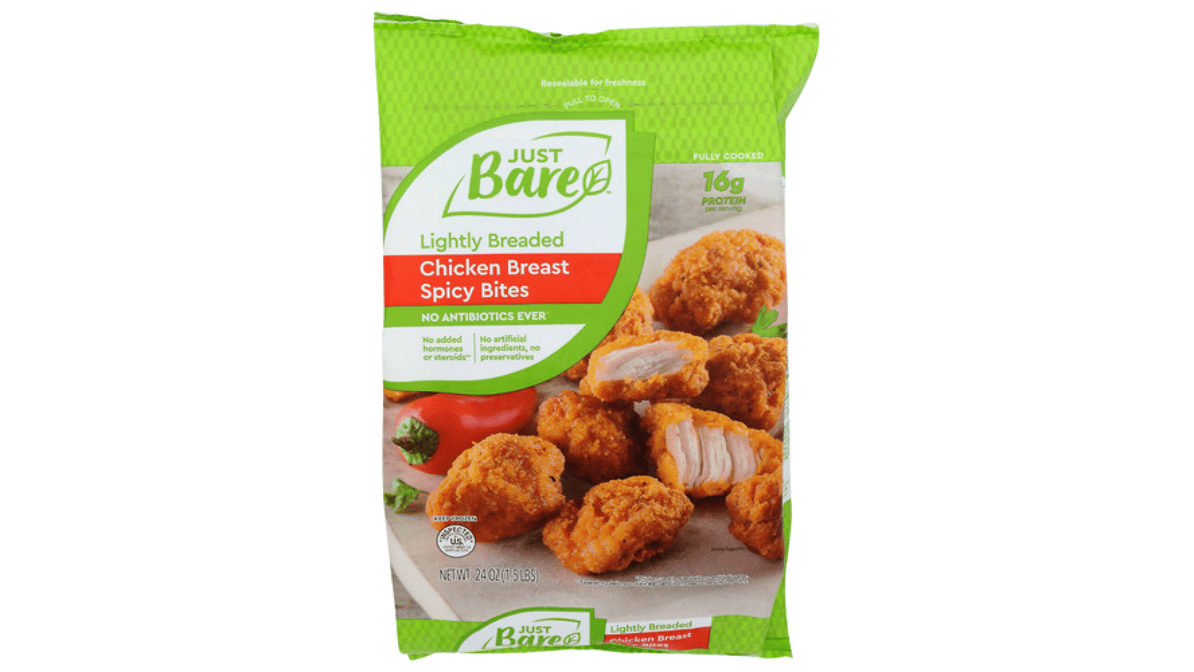 Just Bare - Just Bare, Chicken Breast Bites, Lightly Breaded (24 oz), Shop