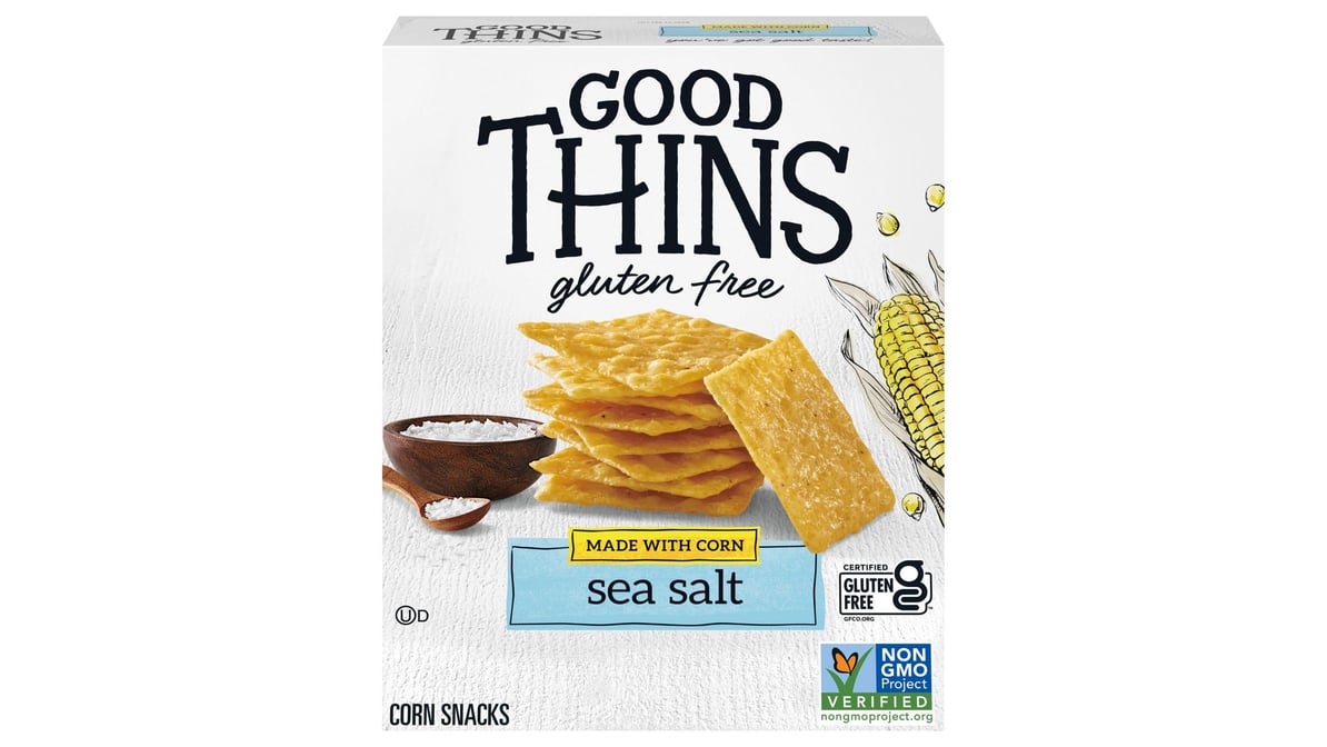  Good Thins Sea Salt Corn Snacks Gluten Free Crackers