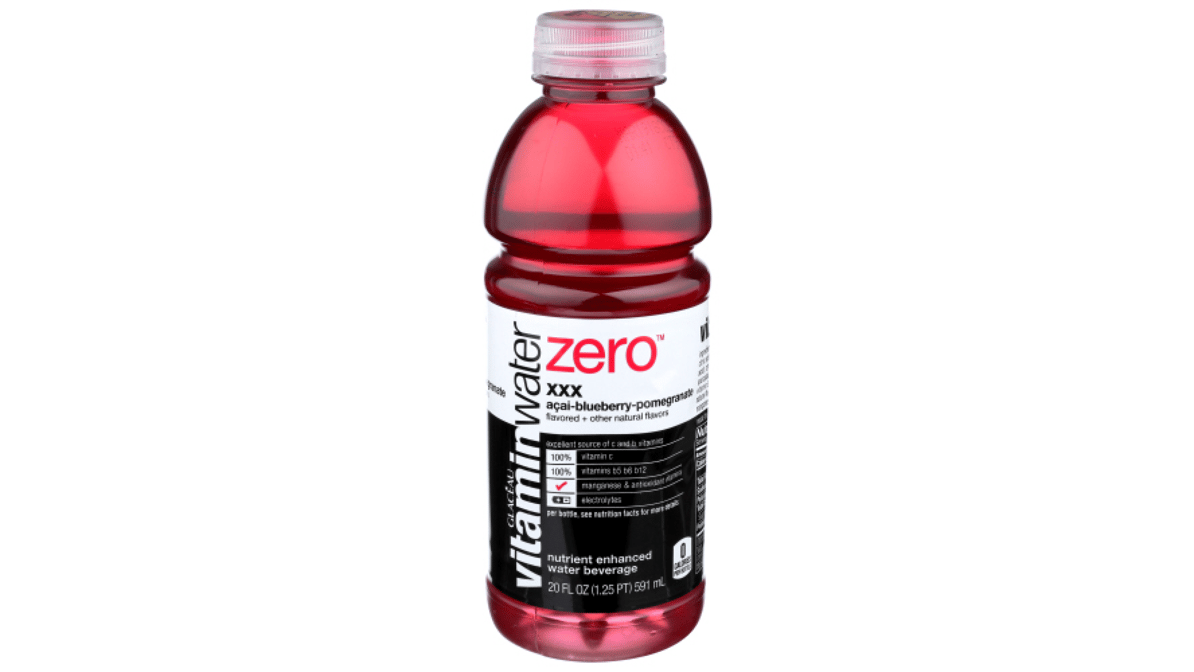 VitaminWater Zero XXX Electrolyte Enhanced Water Acai-Blueberry-Pomegranate  (20 oz) Delivery - DoorDash