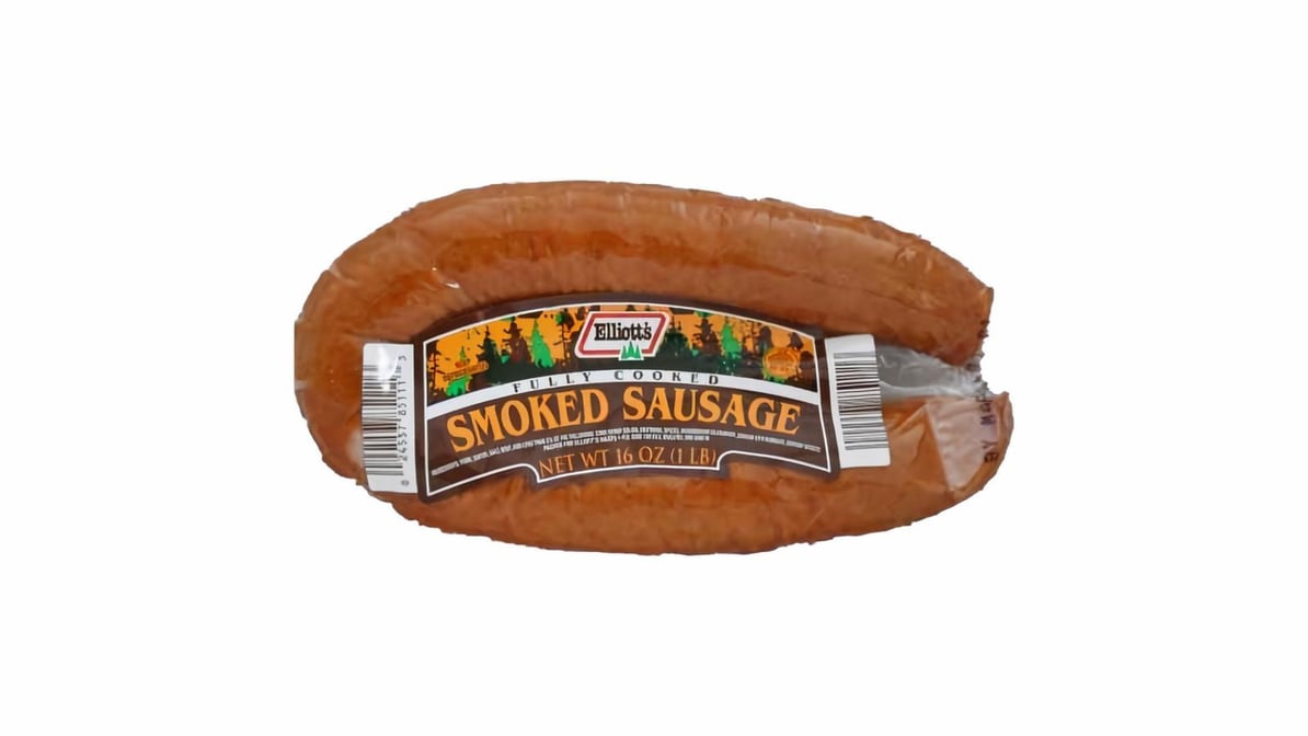 Elliott's Smoked Sausage (16 oz) | Delivery Near Me - Doordash