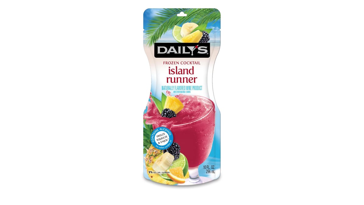 Daily's Island Runner Frozen Cocktail Pouch 296 mL