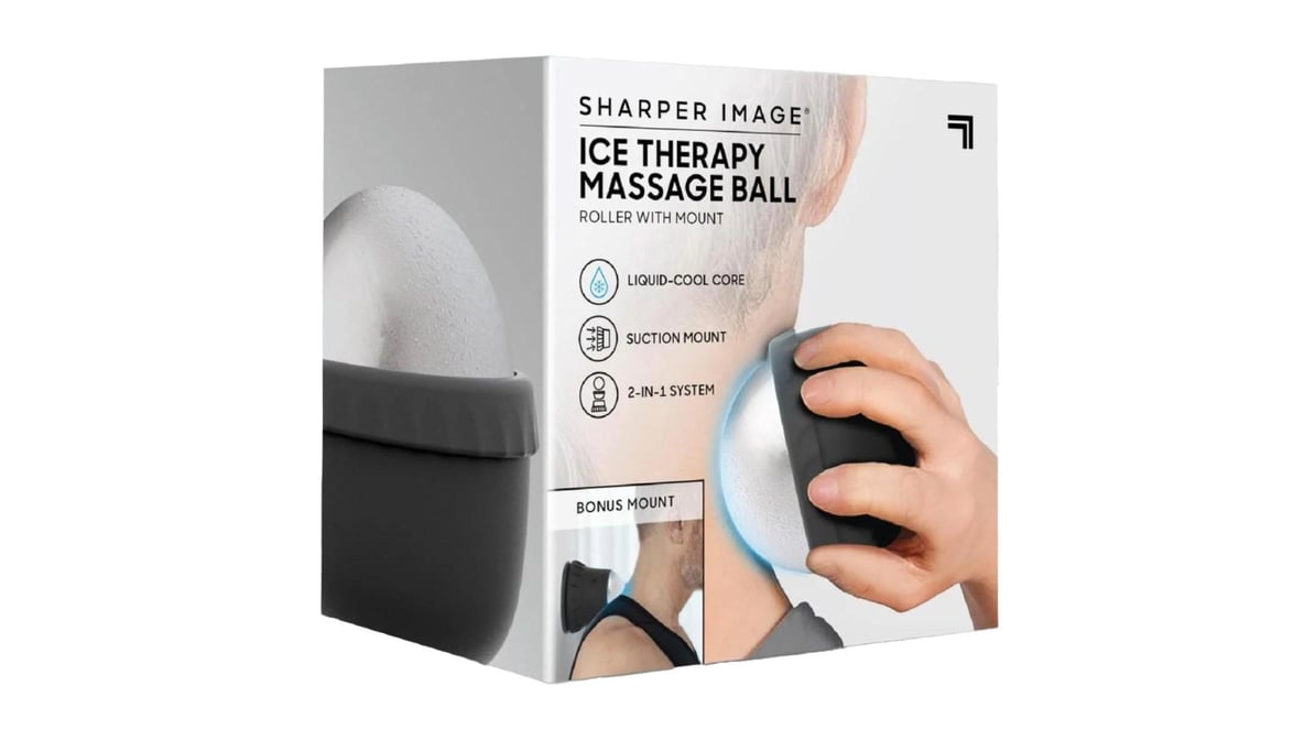 The Sharper Image Ice Therapy Massage Ball with Wall Mount | Delivery Near  Me - Doordash