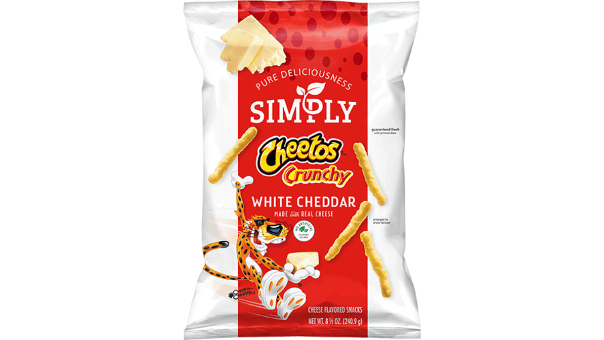 CHEETOS® Simply Crunchy White Cheddar Cheese Flavored Snacks