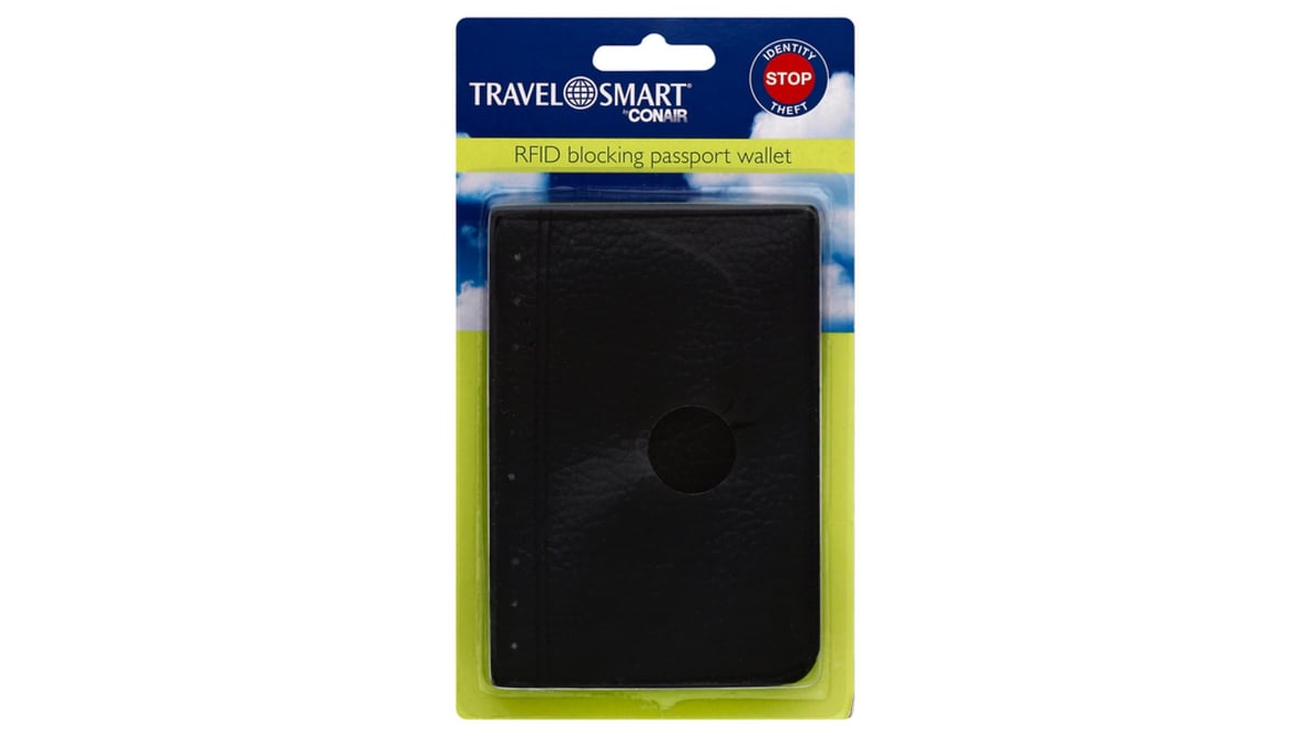 Travel Smart by Conair RFID-Blocking Passport Wallet - Pink