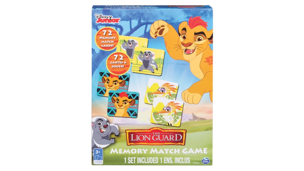 Cardinal Games Disney Junior The Lion Guard Memory Match Game