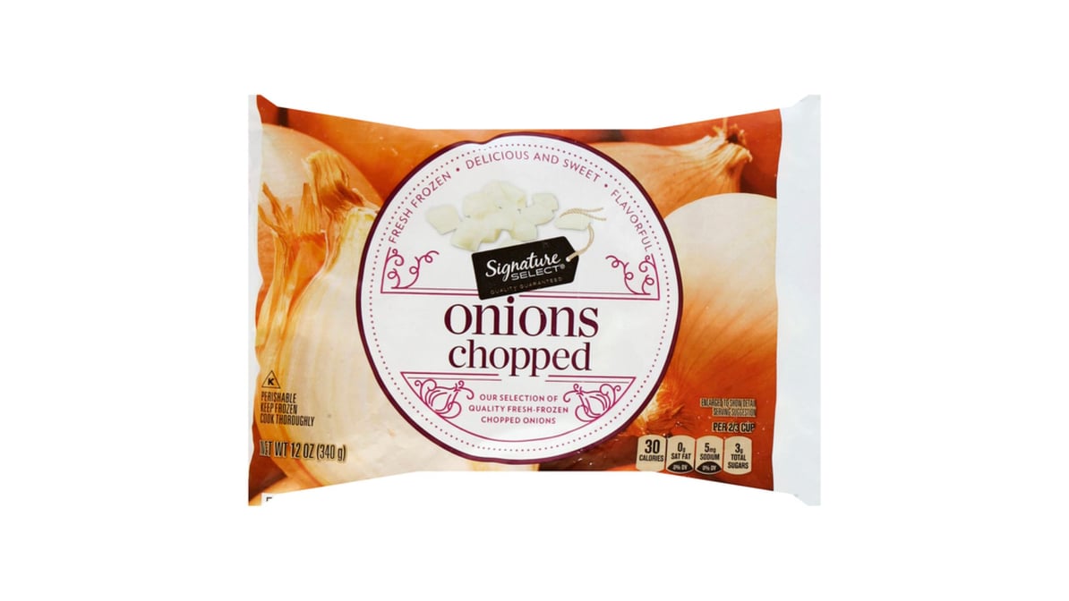 Signature SELECT Onions Chopped - 12 Oz