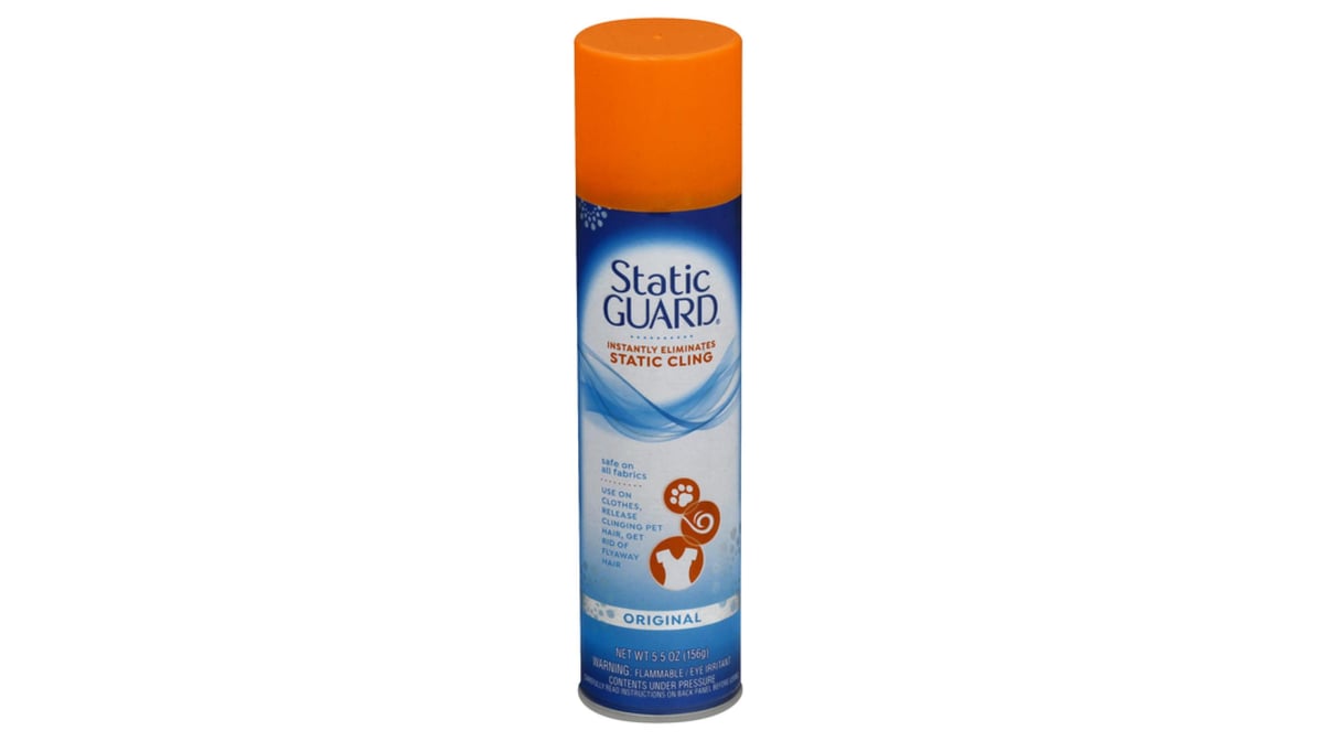 Static Guard Fabric Spray - 5.5 oz can