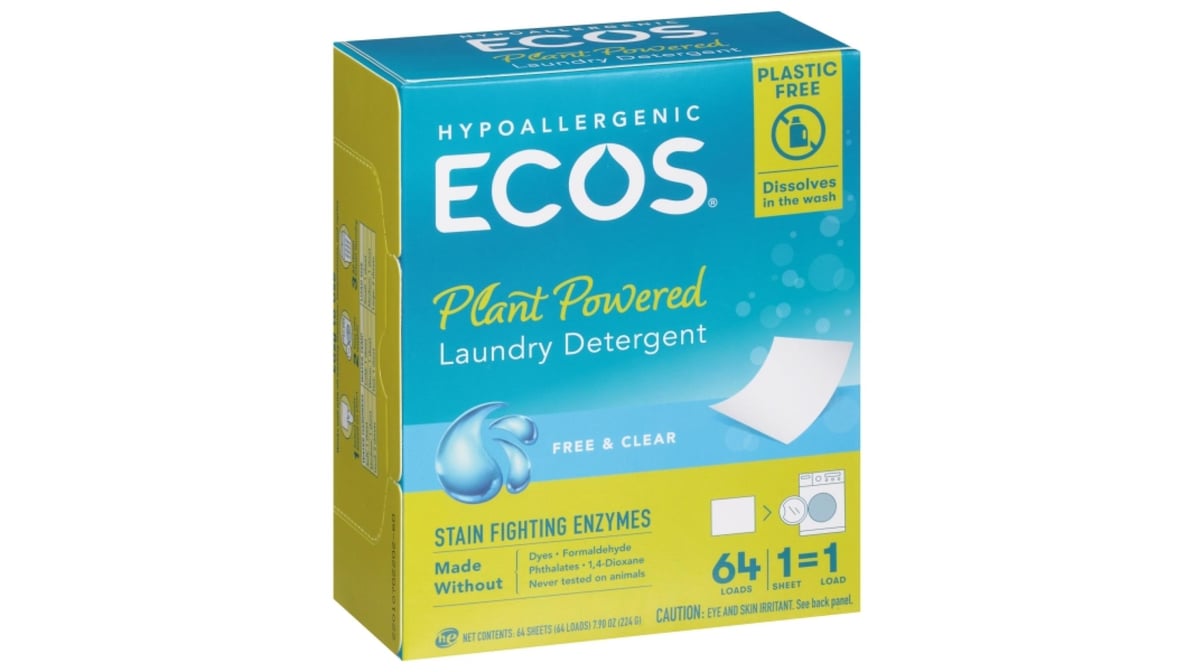 Laundry Detergent Sheets- Free & Clear