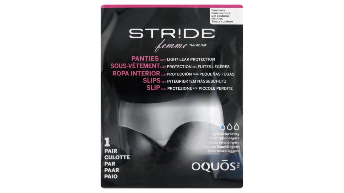 Stride Seamless Light Absorbency Panty Small Nude | Delivery Near Me -  Doordash