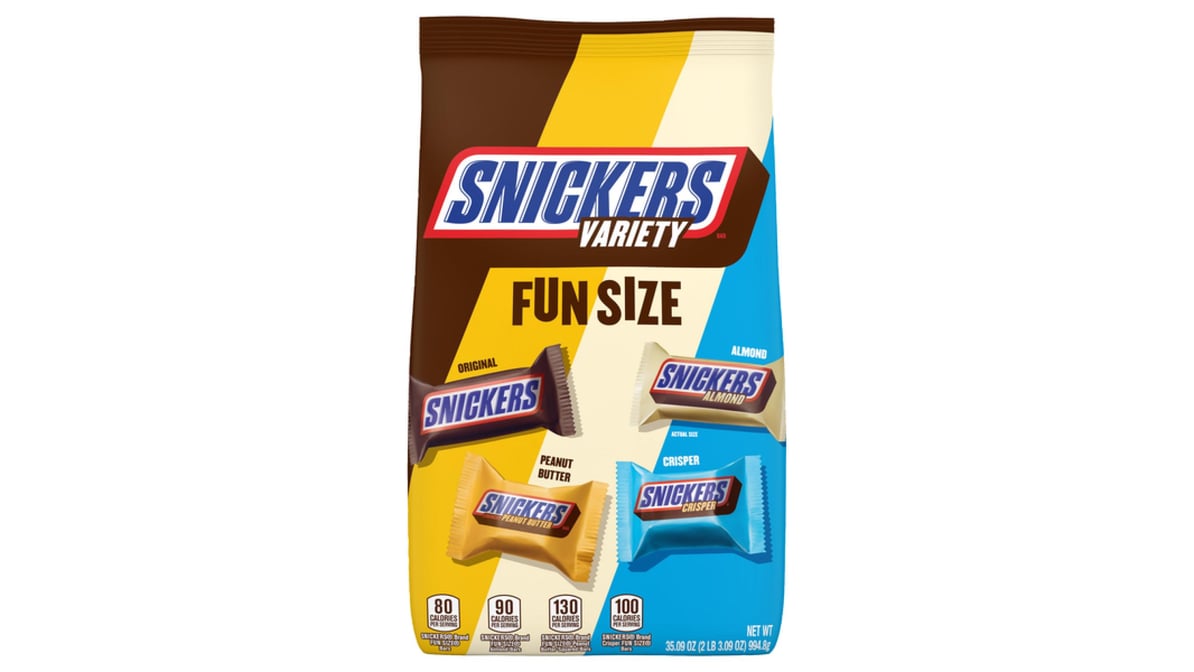  SNICKERS Minis Size Chocolate Candy Bars 18.0-Ounce Family Size  Bag : Grocery & Gourmet Food