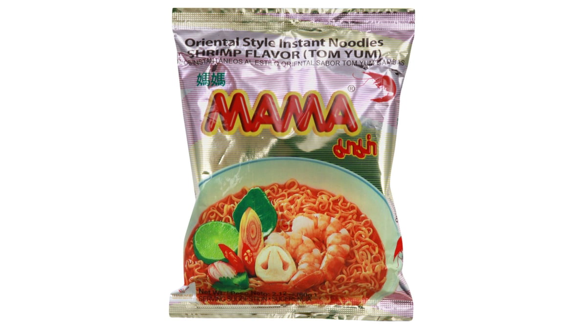 Mama Shrimp Flavor Tom Yum Oriental Style Instant Noodles