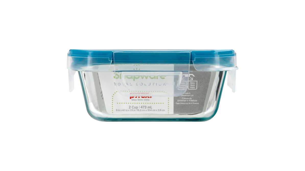 Snapware Container, Glass, 2 Cup