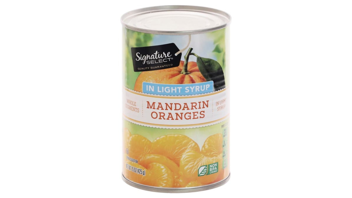 Whole Mandarin Oranges in Light Syrup