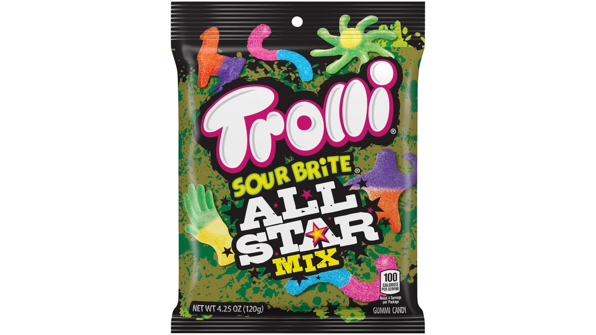 Trolli Sour Brite All Star Mix - 4.25oz