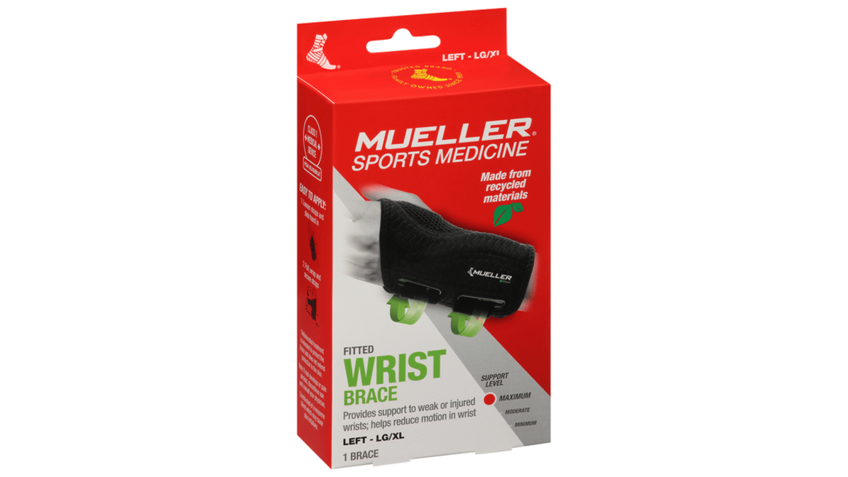 Mueller Green Fitted Wrist Brace