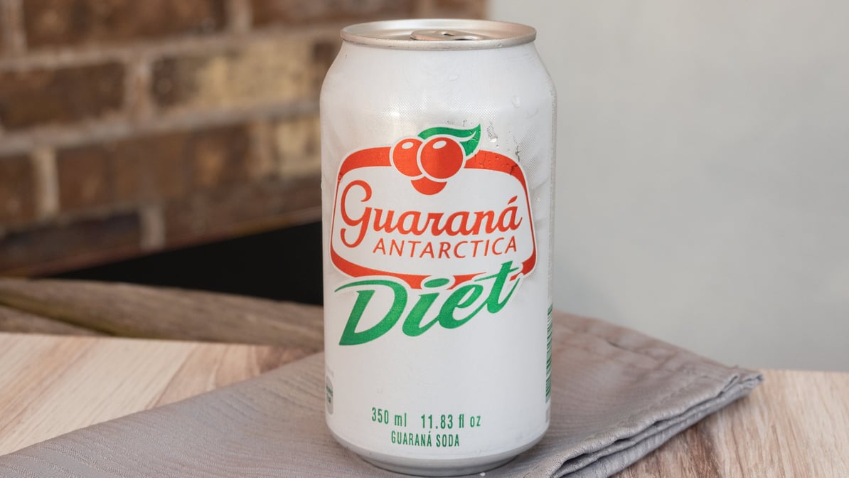 Guaraná Antarctica, The Brazilian Original Guaraná Soda, Diet, 11.83 fl oz  (Pack of 12) - Packaging may vary