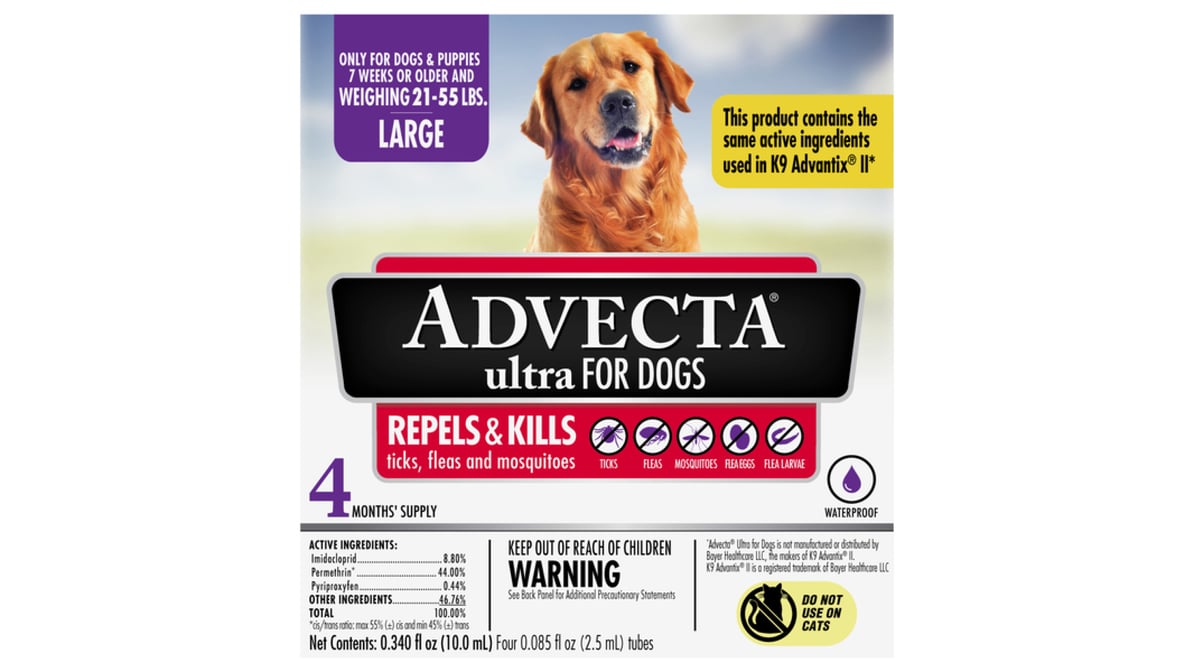 Advecta flea fashion treatment