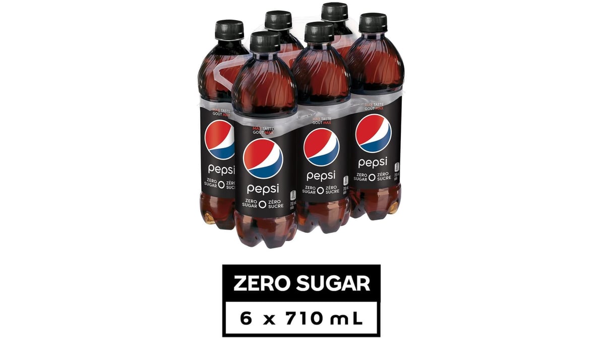 Pepsi Pepsi Zéro Sucre Boissons gazeuses - 6x710.0 ml