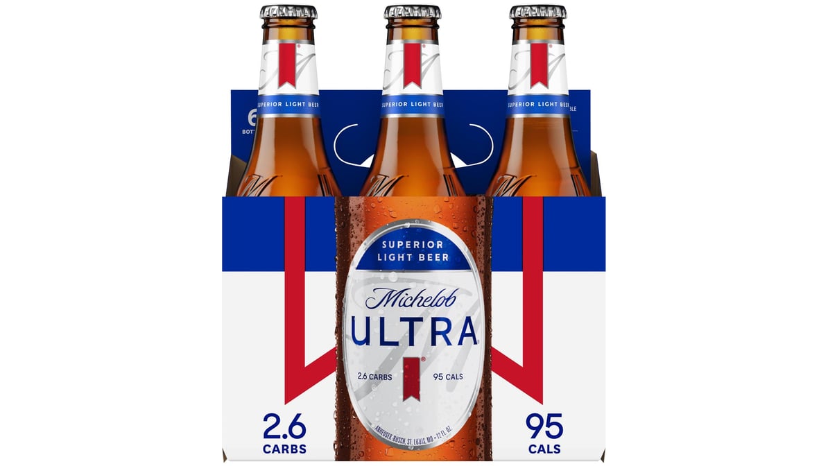 Michelob Ultra Superior Light Lager Beer, 12 bottles / 12 fl oz