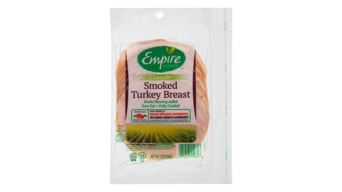 Empire Kosher Classic Slow Roasted Turkey Breast, 7 oz