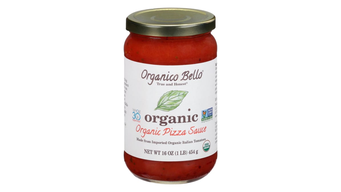 Organico Bello Organic Pizza & Pasta Sauce (16 oz) Delivery - DoorDash