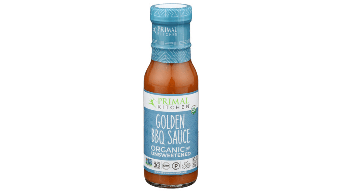 Primal Kitchen Golden Barbeque Sauce Organic and Unsweetened (8.5 oz)