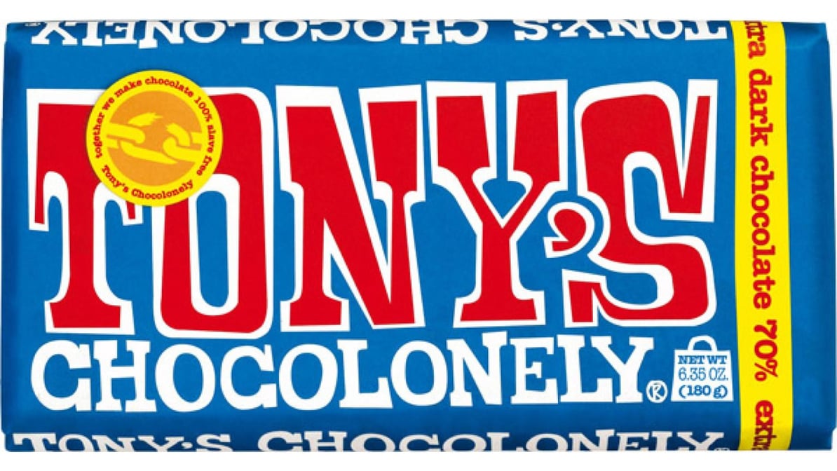 Buy our Dark Chocolate Candy Cane Holiday bar 6.35 oz - Tony's