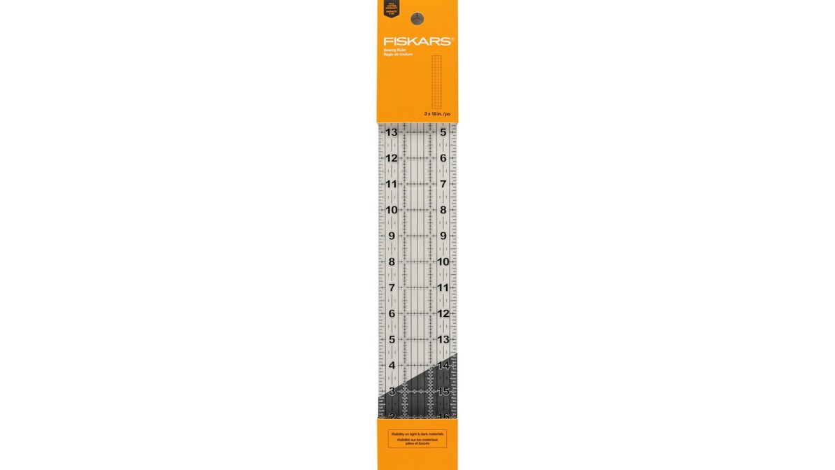 Fiskars 3 x 18 Sewing Ruler | Meijer