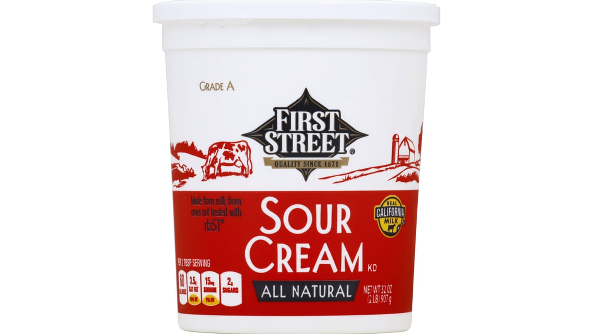 First Street - First Street, Sour Cream, Original (32 oz)