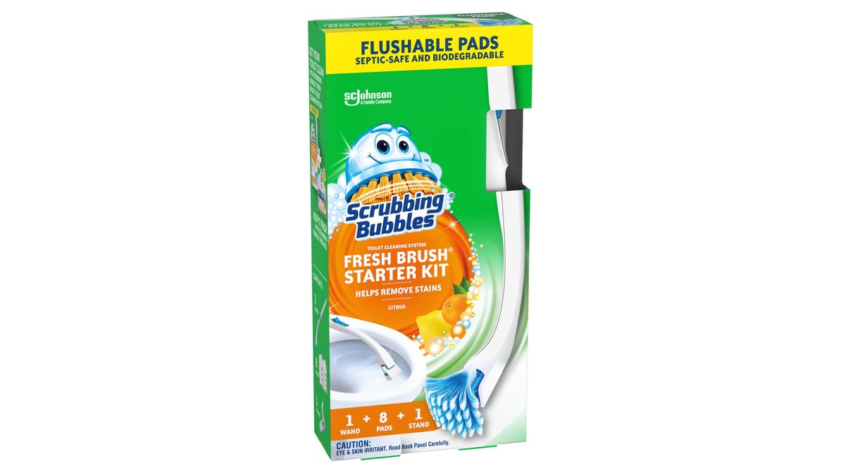 Scrubbing Bubbles Fresh Brush Starter Kit, Citrus