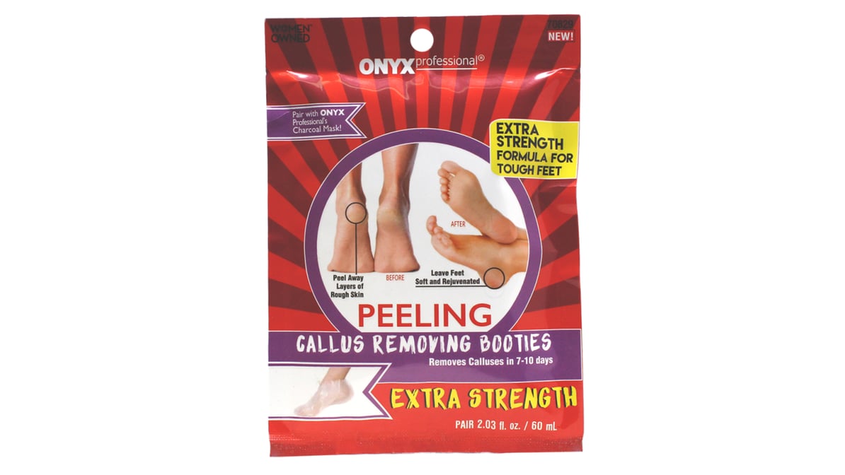 Onyx Professional Peeling Callus Removing Booties Extra Strength