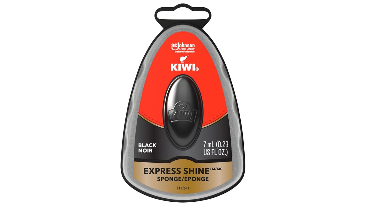 Kiwi Express Shine Instant Shoe Shine Sponge - 0.23 fl oz