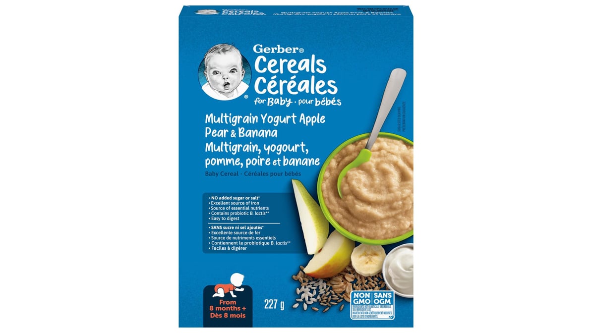 Gerber baby cereal fashion