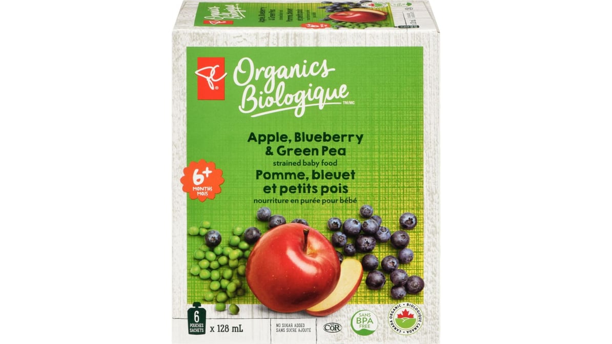 Pc organics best sale baby food