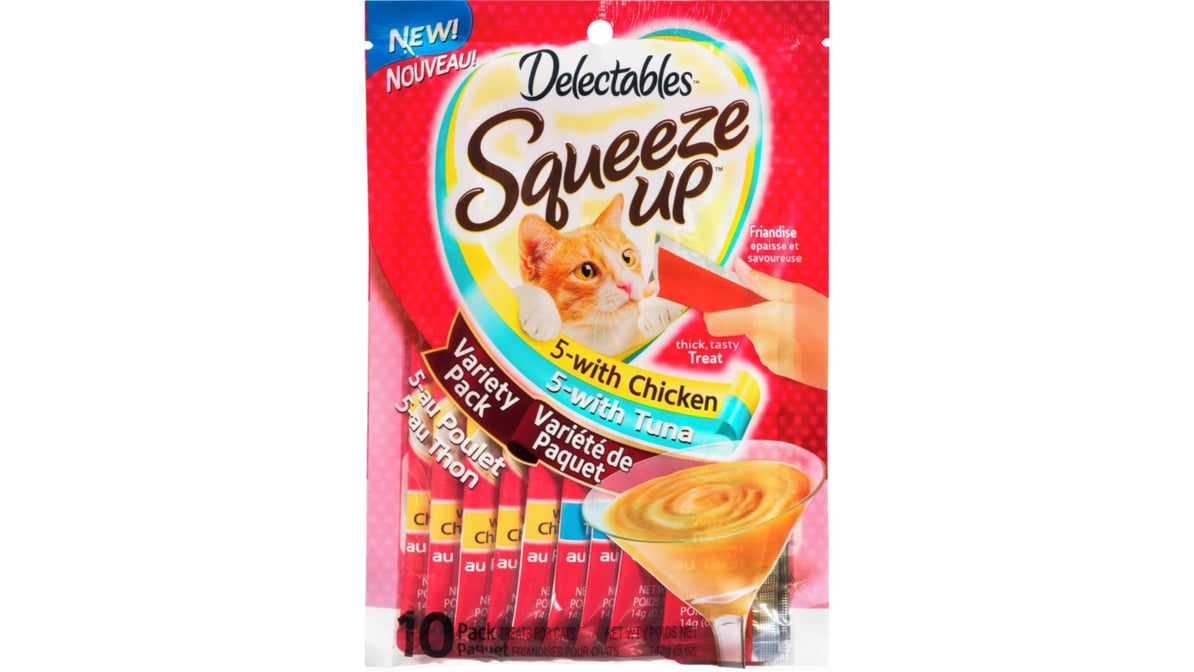 Squeeze up cat clearance food