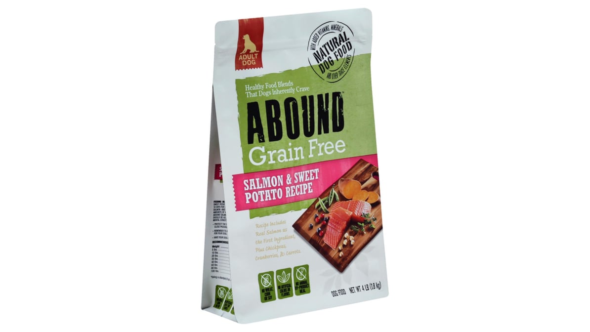 Abound salmon dog food best sale