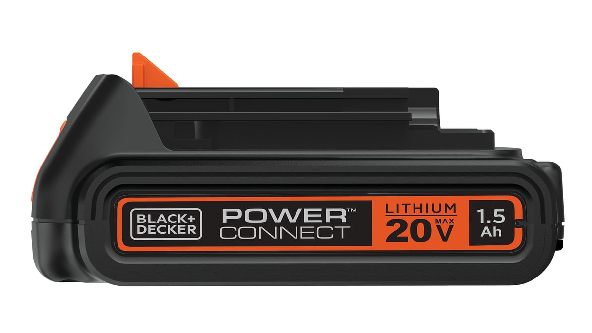 Black + Decker Battery, Lithium Ion, 1.5 Ah, 20V Max - 1 Lithium