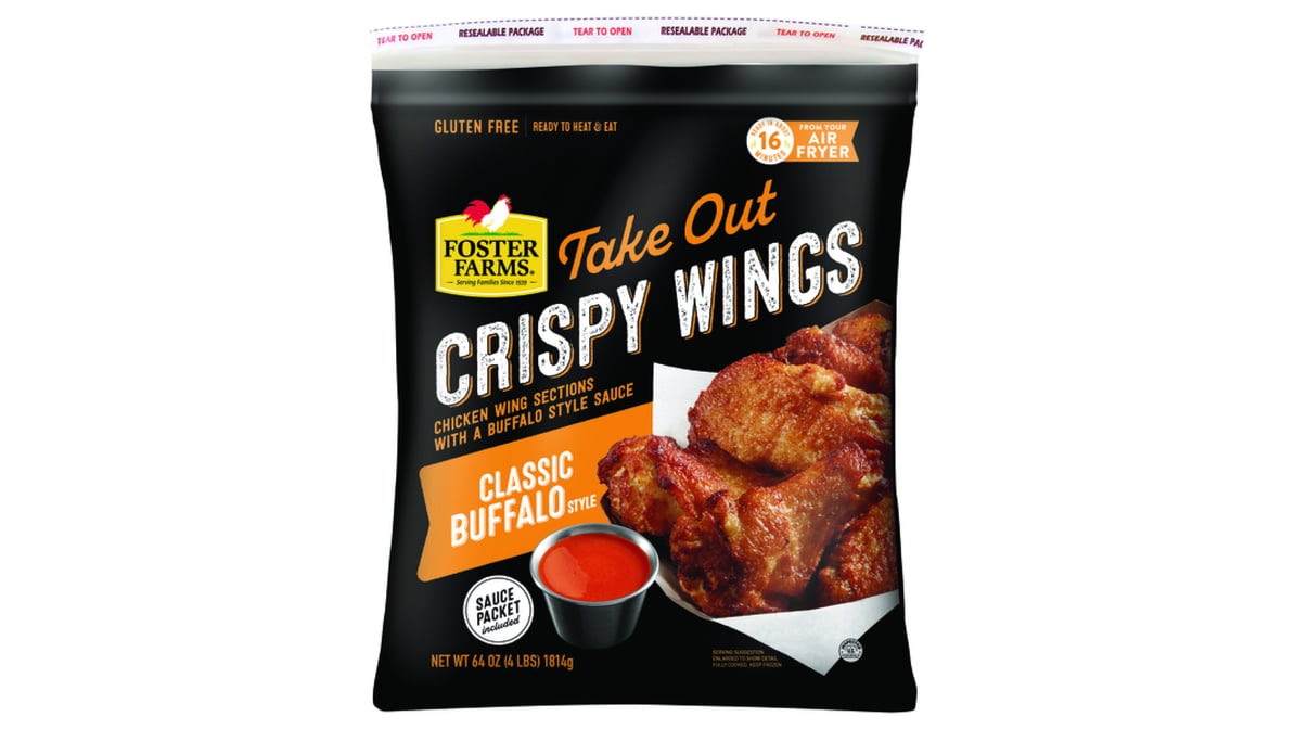 Classic Buffalo Take Out Crispy Wings - Products - Foster Farms