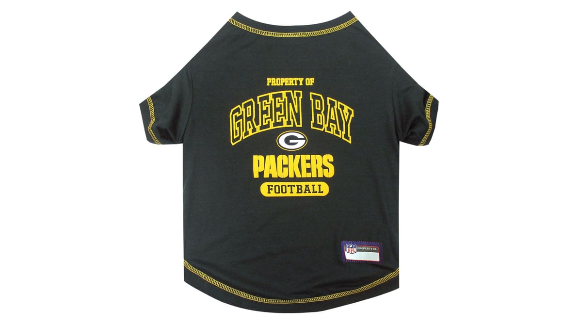 : Pets First Green Bay Packers T-Shirt, Large : Sports