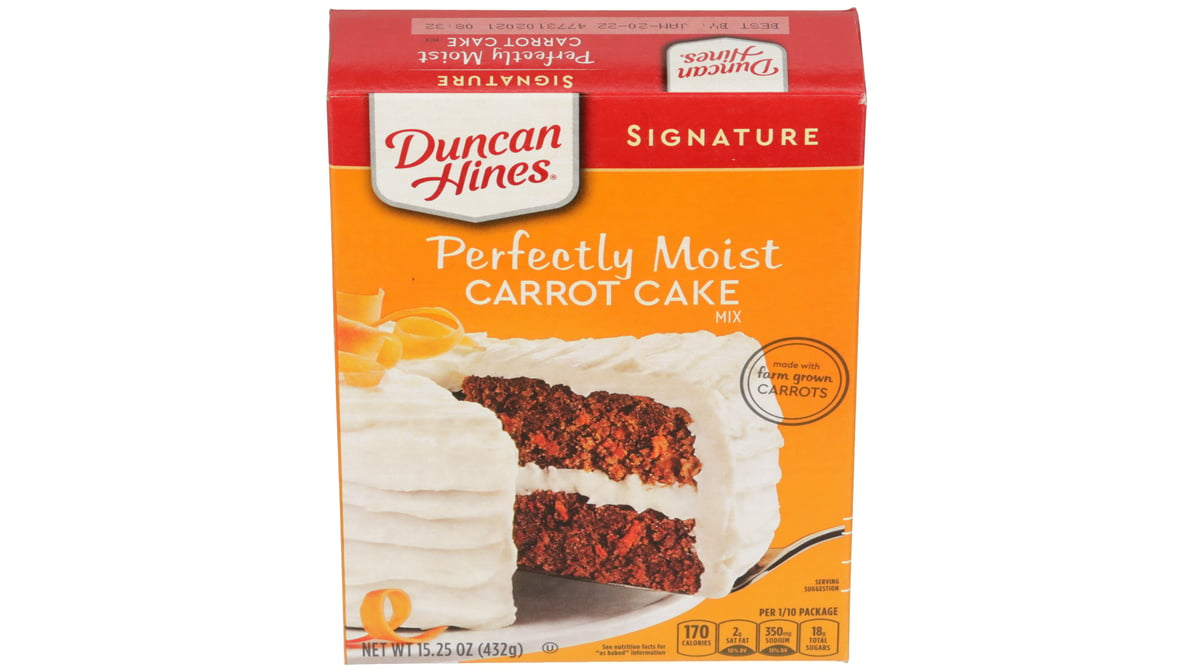 Duncan Hines Signature Perfectly Moist Carrot Cake Mix - Shop
