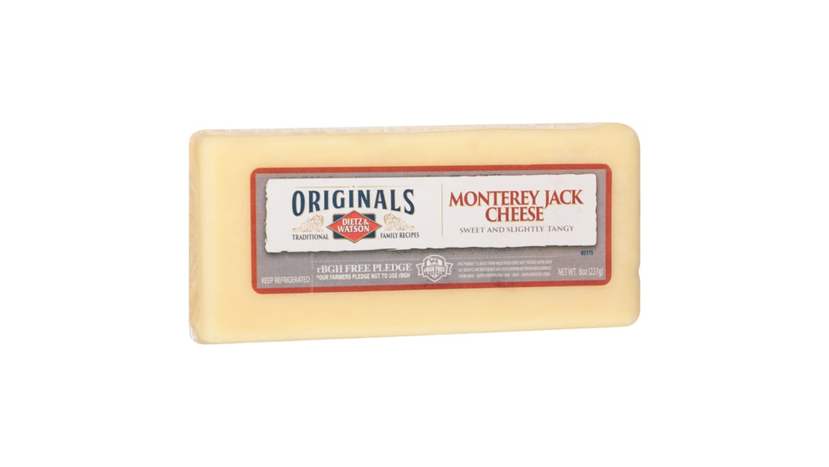 Dietz & Watson Originals Monterey Jack Cheese (8 oz) | Delivery Near Me ...