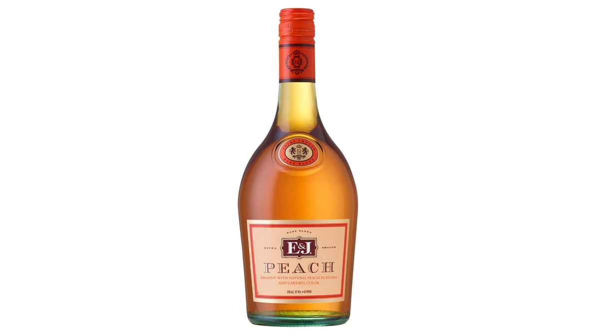 E&J 60 Proof Peach Flavored Grape Brandy (750 ml) Delivery - DoorDash