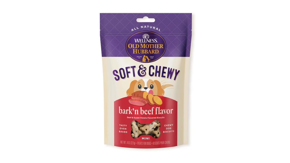 Soft shops dog treats for older dogs