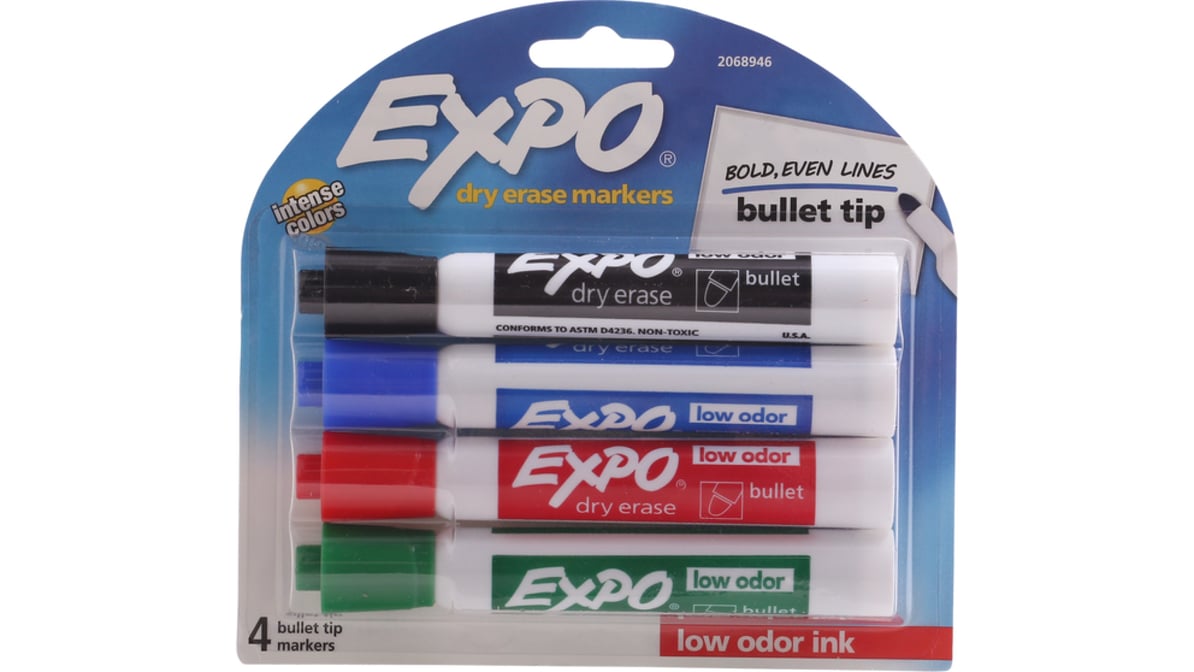 Expo Dry Erase Ultra Fn - 4 Count - Safeway