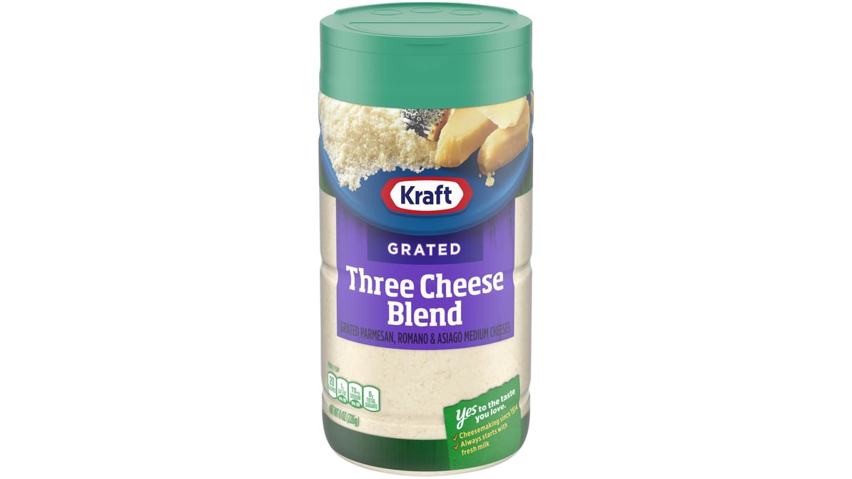 Kraft 100% Grated Parmesan Cheese 8oz