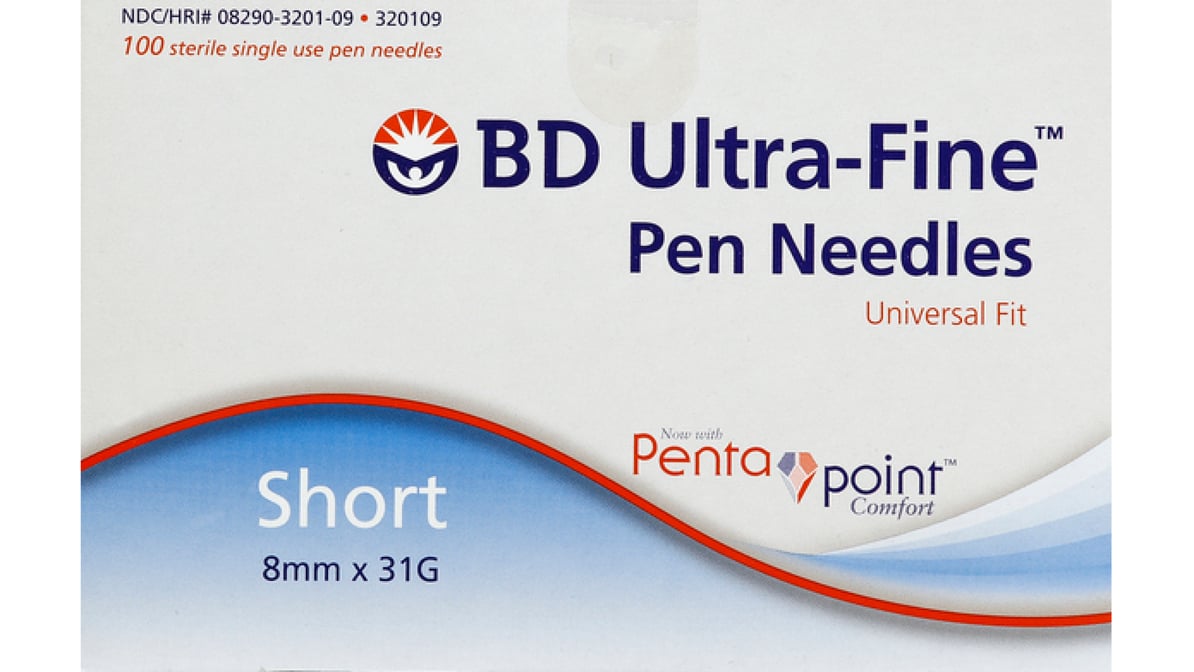 Becton Dickinson Ultra-Fine Pen Needles Short